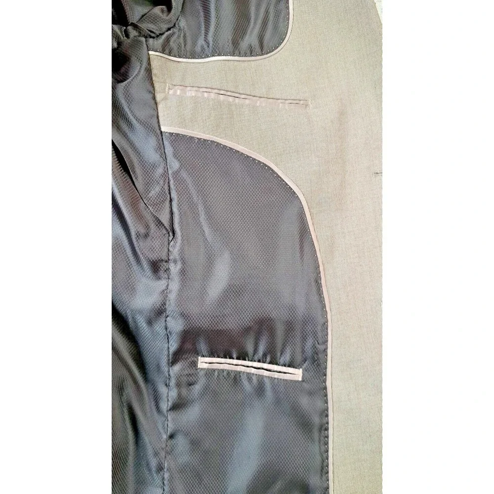 Wilke-Rodriguez Sport Coat Men's Size 38R‎ Brown Poly Blend Modern Fit Pre-owned